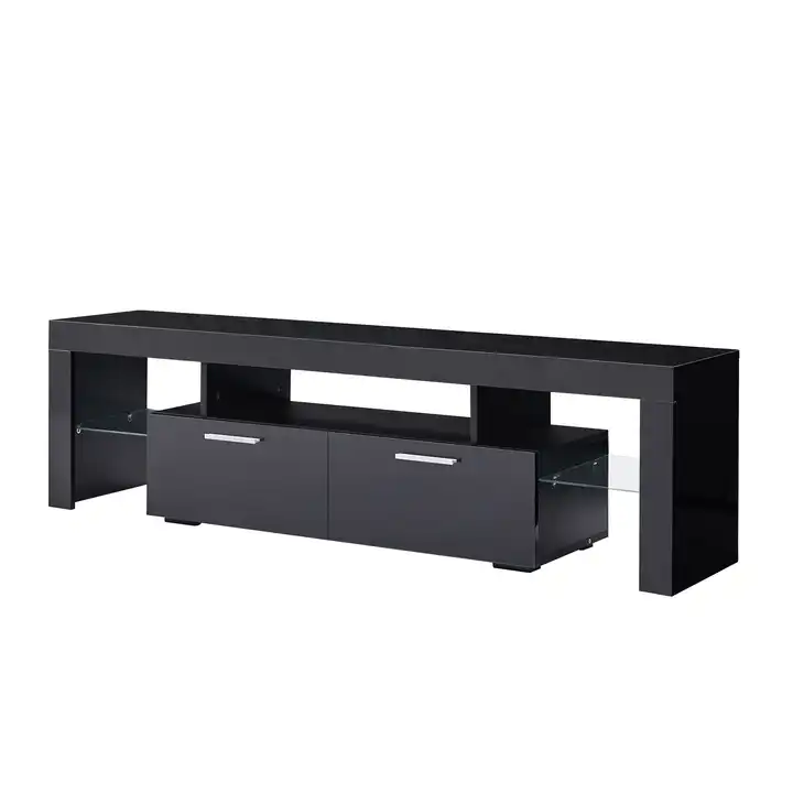 Glass TV Cabinet 160cm with RGB
