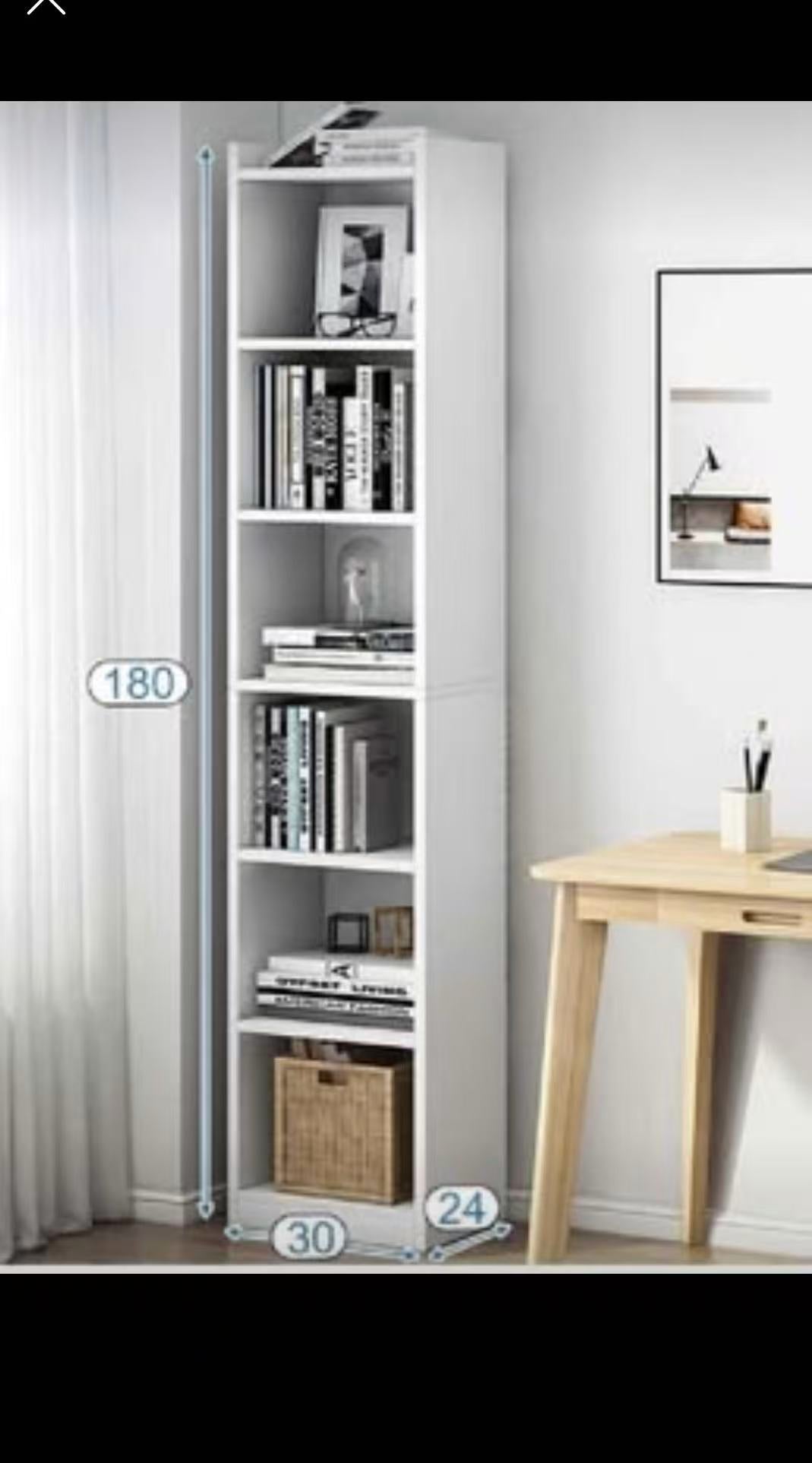 Brand new 6 tier book shelf