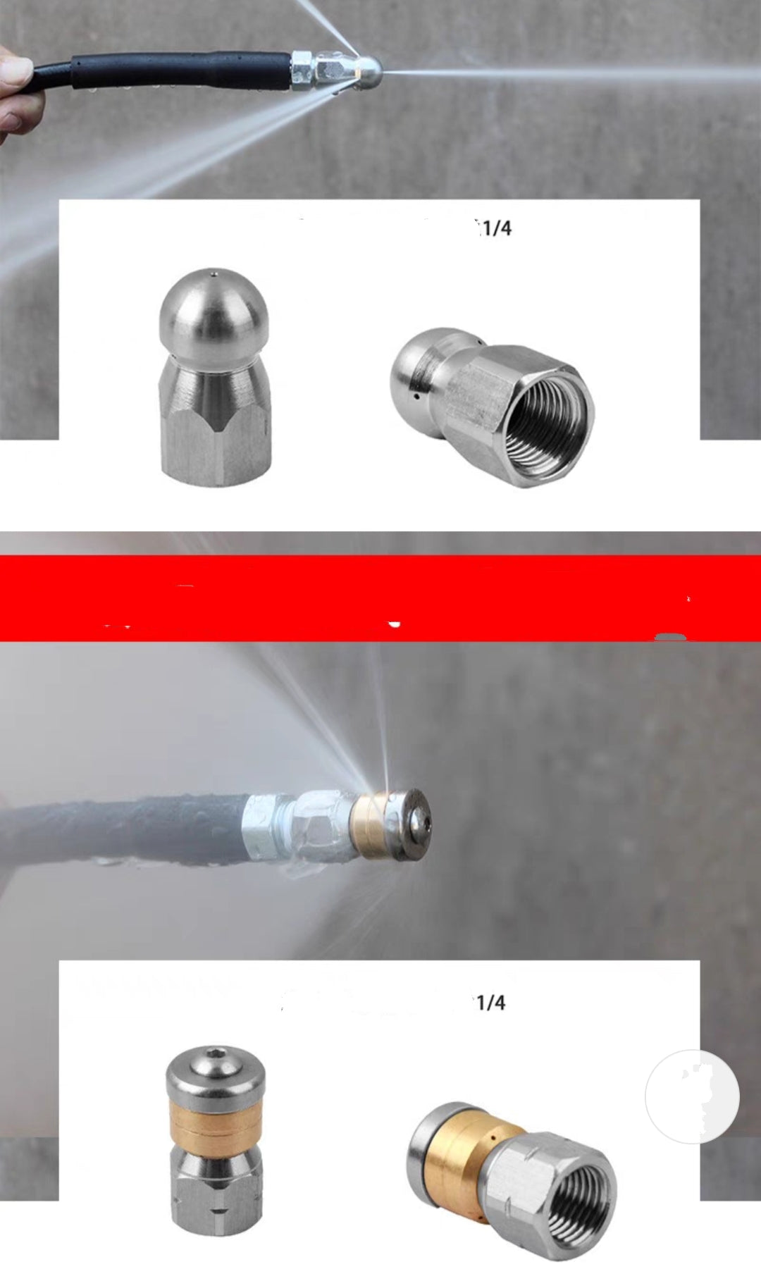 15M Drain Pipe Cleaning Kit