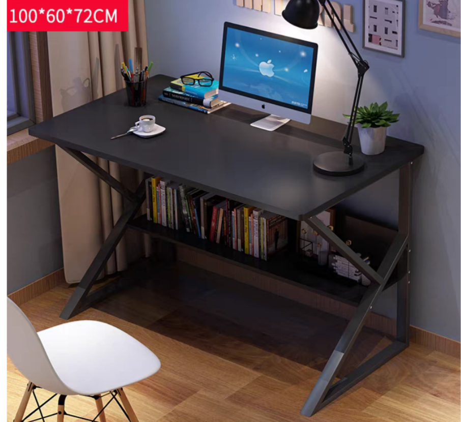 Black study desk