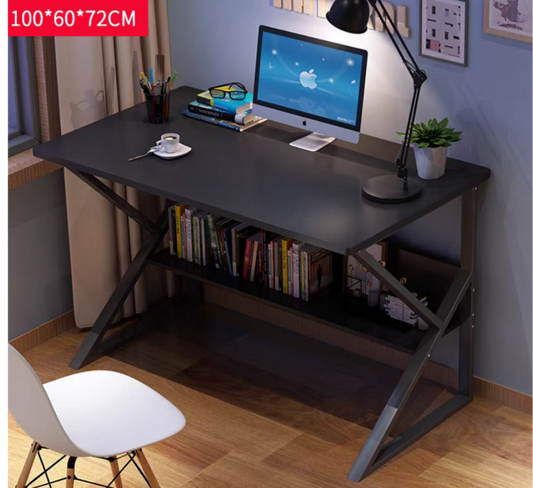 Black study desk