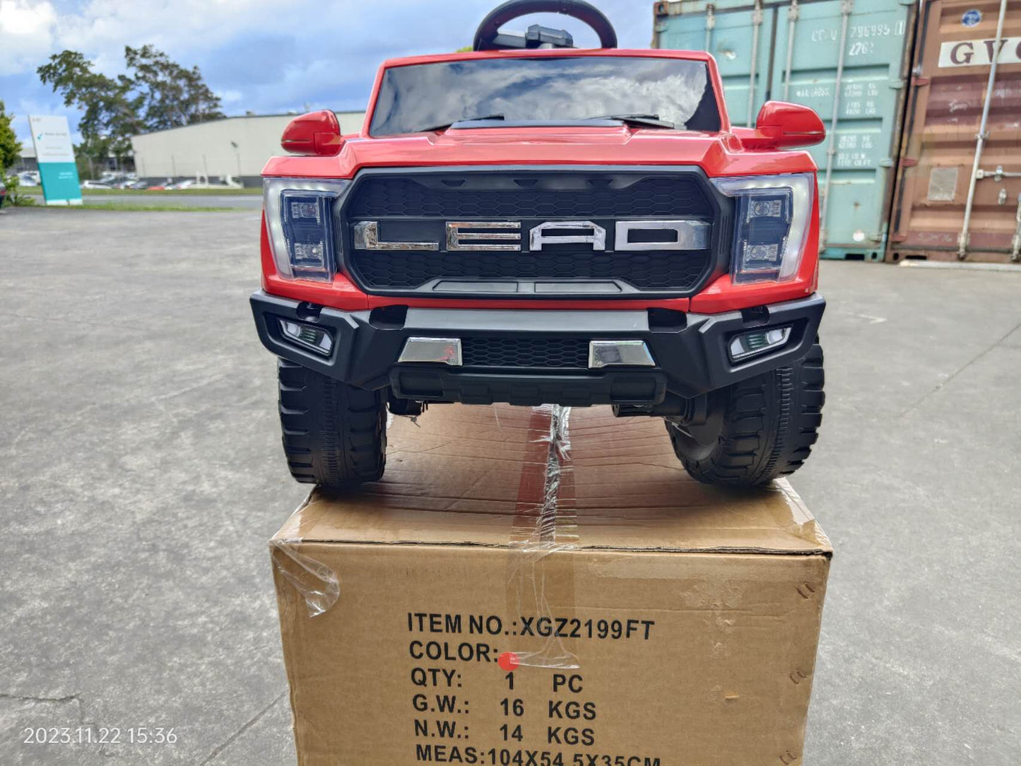 Brand new kid's ride on car