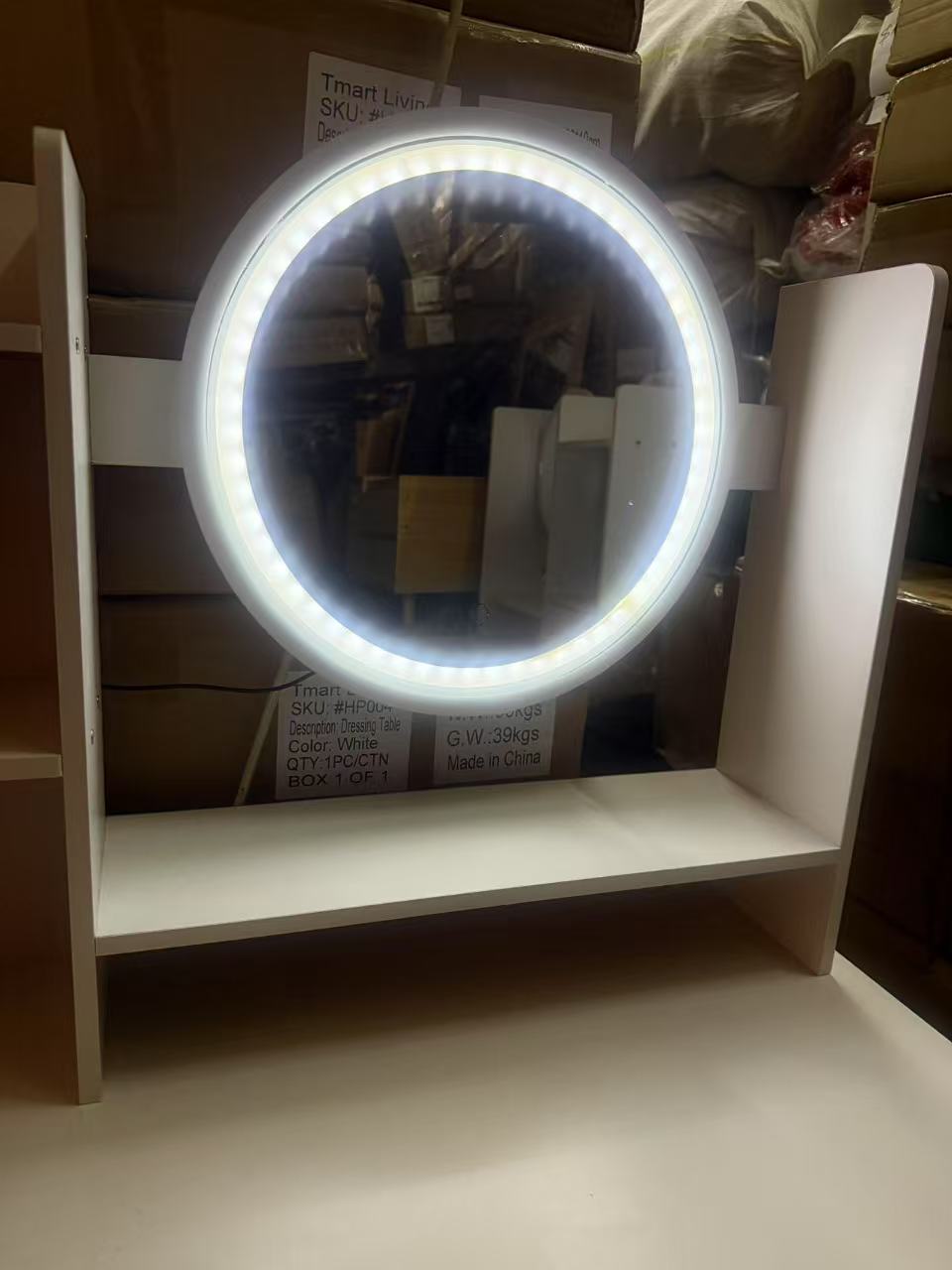 Dressing Table with LED Mirror 80cm