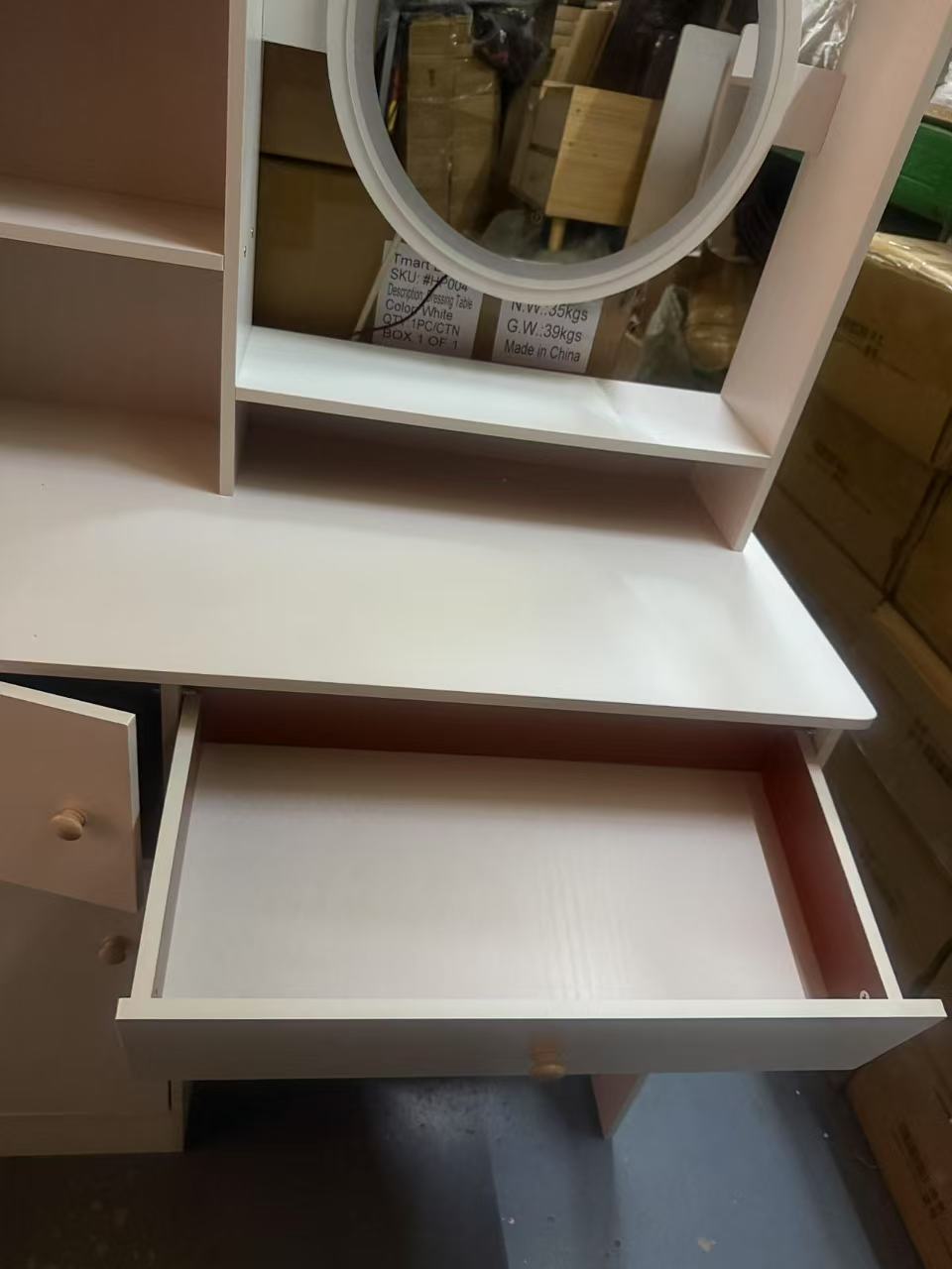 Dressing Table with LED Mirror 100CM