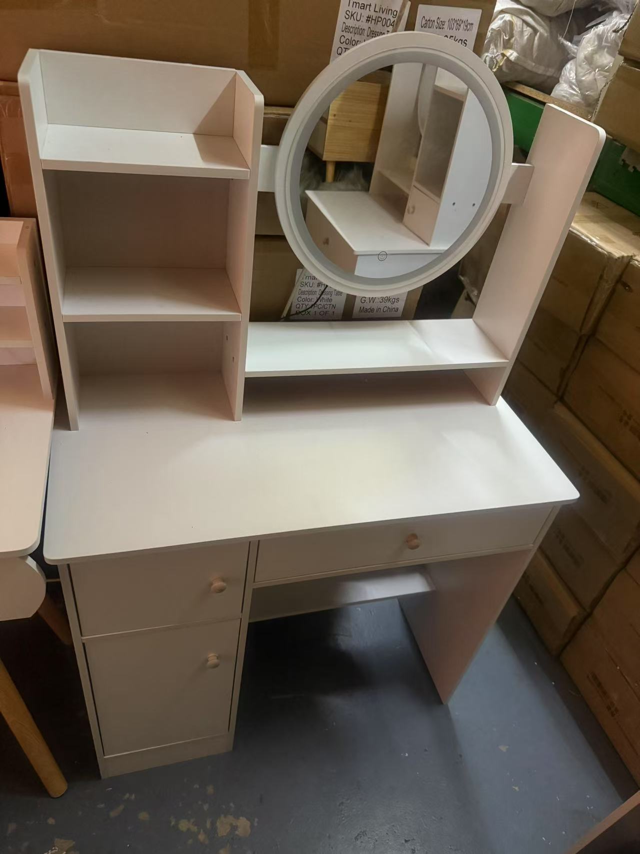 Dressing Table with LED Mirror 80cm