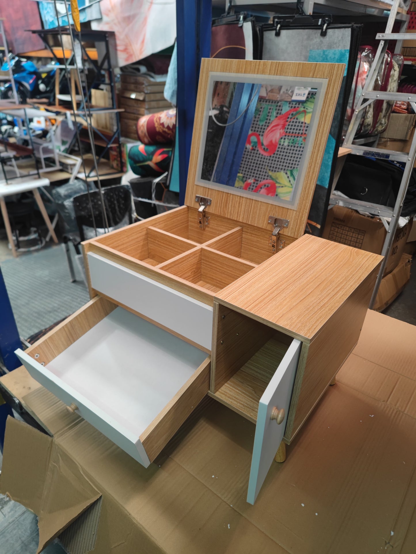 Dressing table, bedside table, cosmetics storage table