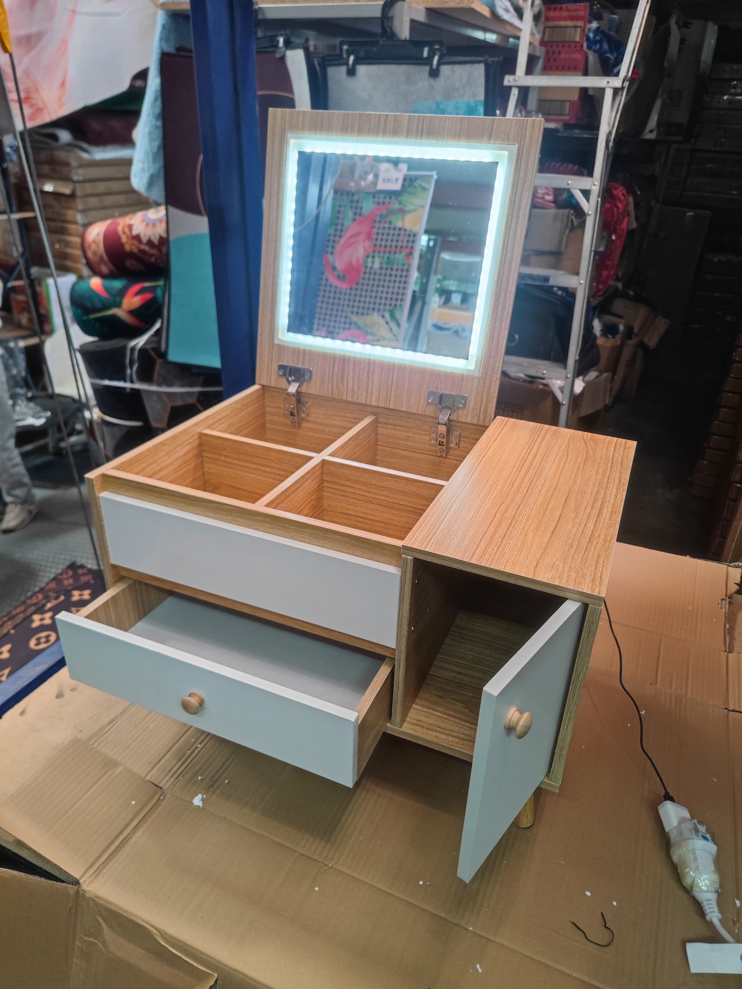 Dressing table, bedside table, cosmetics storage table