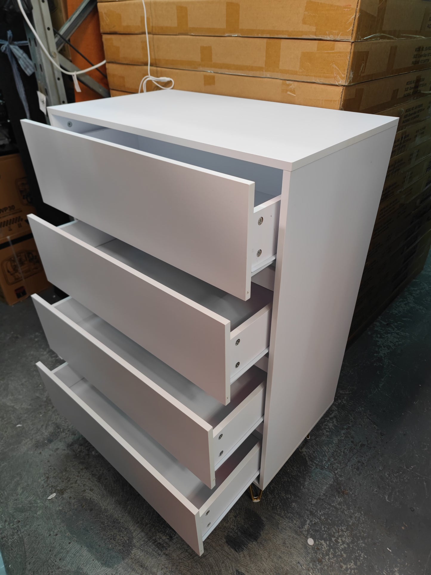 Brand New Tall Boy and Drawer